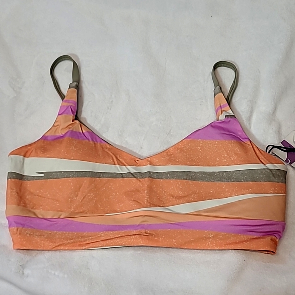 Prana Willow Falls Reversible Bikini Top Size XS Waves Beach Resort Vacation New - Picture 1 of 7